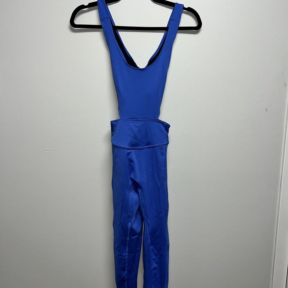 FP Movement Women’s XS Free People Athletic Swim Club Pool Blue Jumpsuit